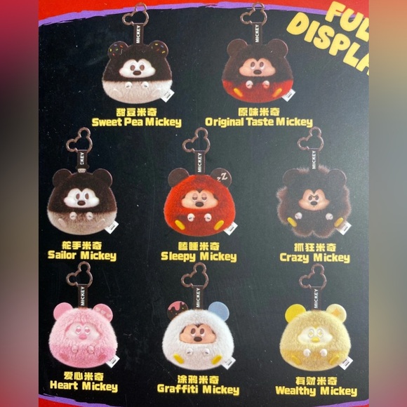 MICKEY MOUSE MINISO Disney Mickey Fun Crash Series Grafitti - Picture 4 of 10